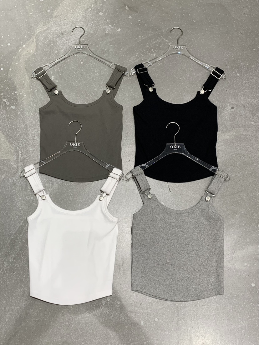 OKIE東大門實拍女裝新品真品人氣休閑職業推薦26春夏吊帶背心OKIE吊帶/背心