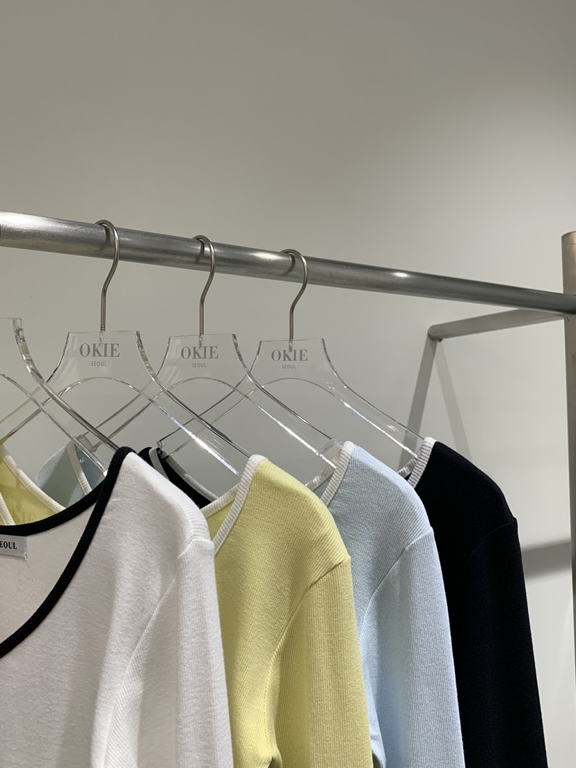 OKIE東大門代購女士新品時尚職業休閑熱賣推薦26春夏長袖T恤OKIE長袖T恤