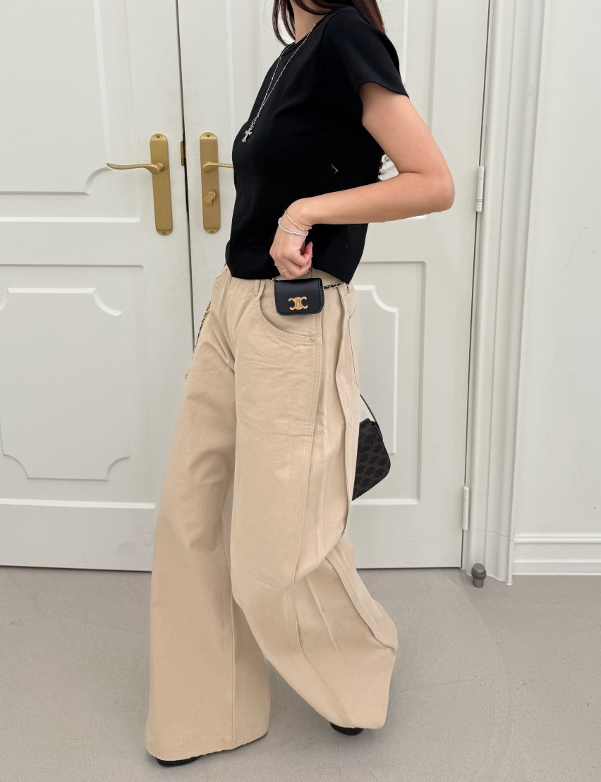 LUMIPLE東大門直郵女裝新款推薦真品時尚熱賣職業人氣休閑褲LUMIPLE休閑褲