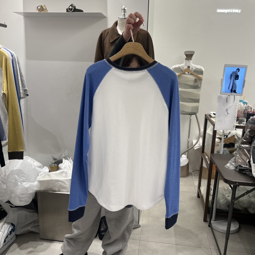 ANN MARGRET韓國直郵女士新款時尚長袖T恤GRETA.Y長袖T恤