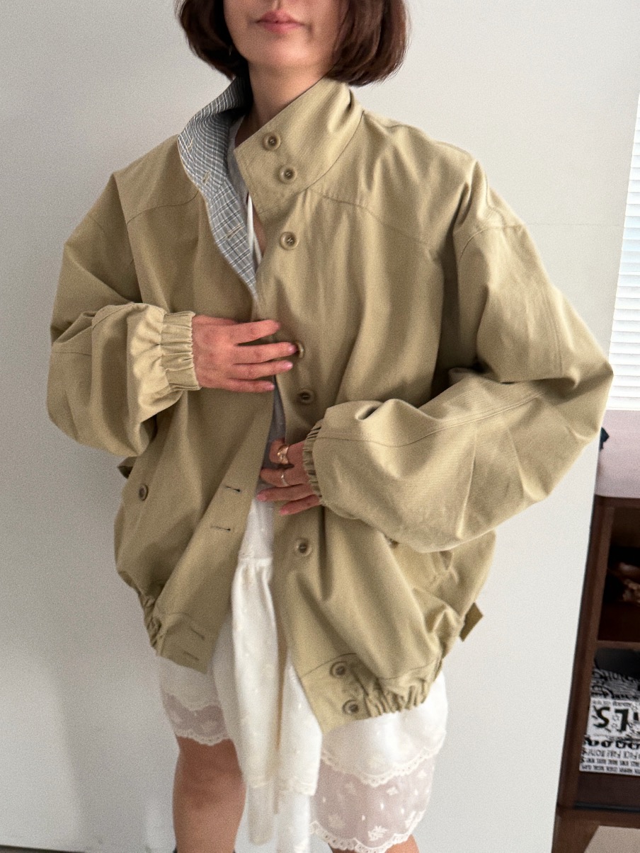 OLI SEOUL東大門實拍女裝新款職業熱賣人氣休閑夾克里外穿OLI SEOUL夾克