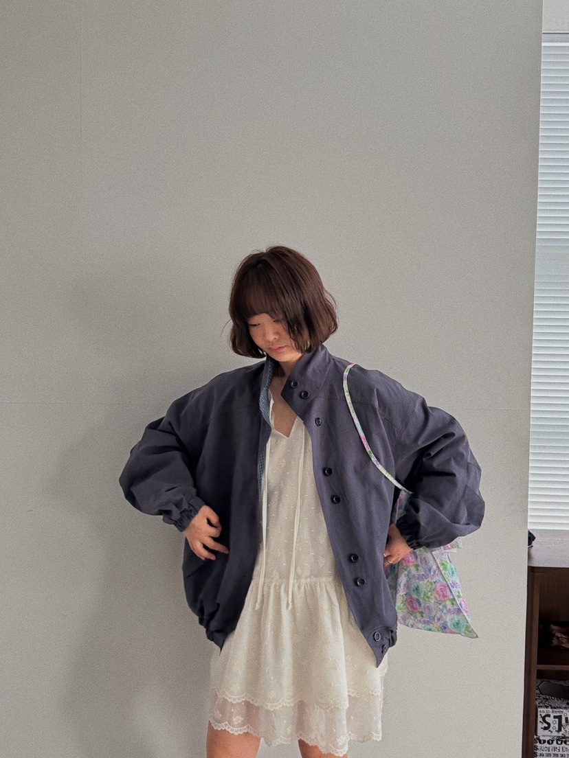 OLI SEOUL東大門實拍女裝新款職業熱賣人氣休閑夾克里外穿OLI SEOUL夾克