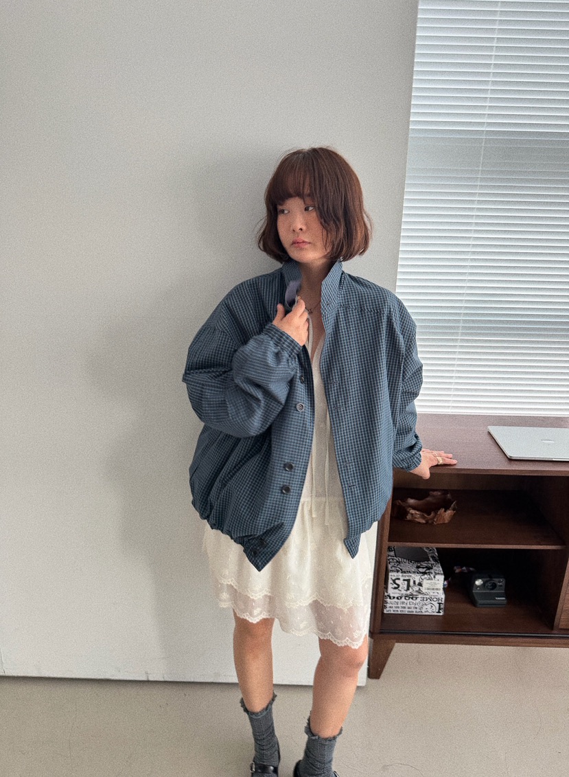 OLI SEOUL東大門實拍女裝新款職業熱賣人氣休閑夾克里外穿OLI SEOUL夾克