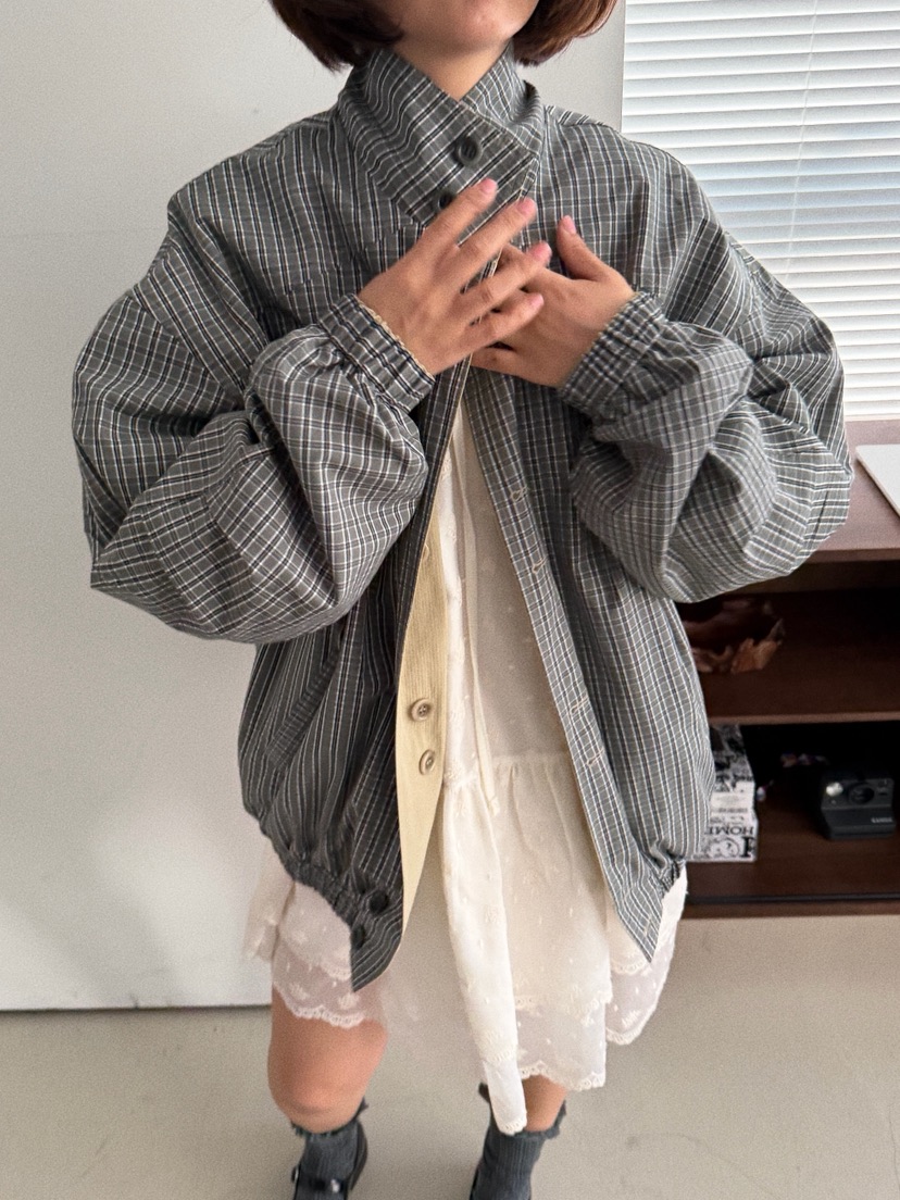 OLI SEOUL東大門實拍女裝新款職業熱賣人氣休閑夾克里外穿OLI SEOUL夾克