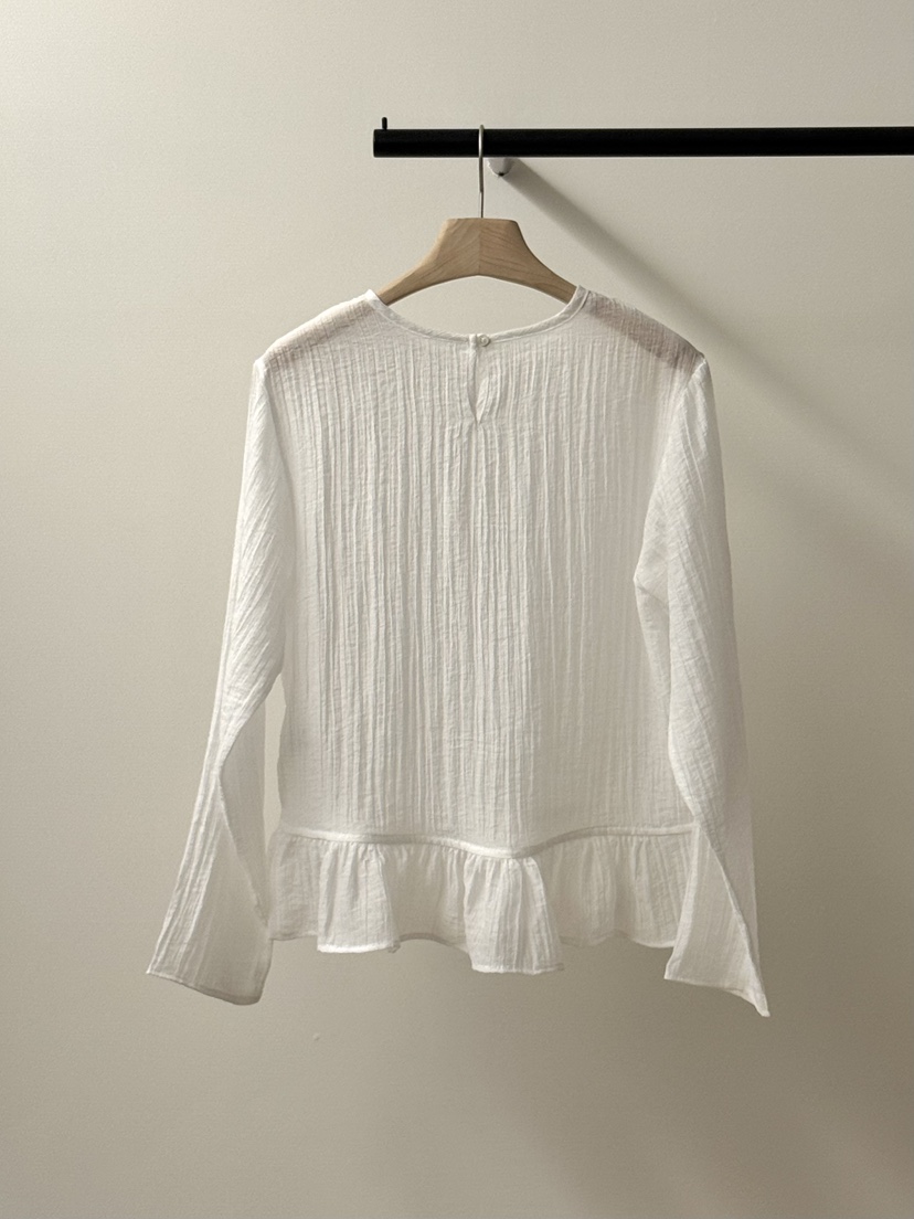 LONG PEAK東大門直郵女士新款職業熱賣人氣時尚襯衫蕾絲衫LONG PEAK襯衫/蕾絲衫