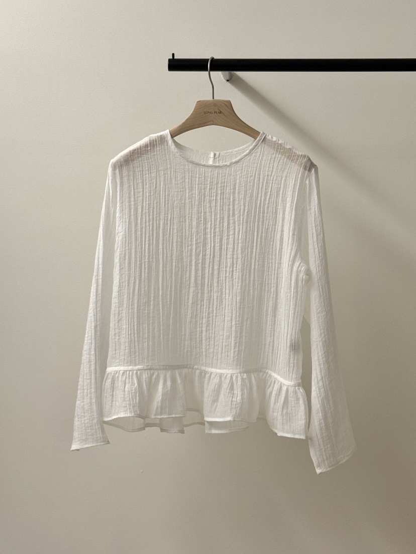 LONG PEAK東大門直郵女士新款職業熱賣人氣時尚襯衫蕾絲衫LONG PEAK襯衫/蕾絲衫圖色1