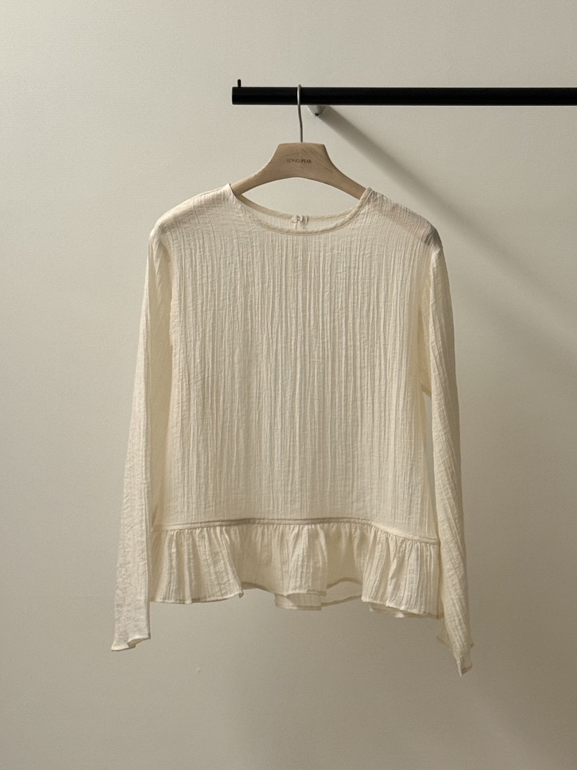 LONG PEAK東大門直郵女士新款職業熱賣人氣時尚襯衫蕾絲衫LONG PEAK襯衫/蕾絲衫圖色2