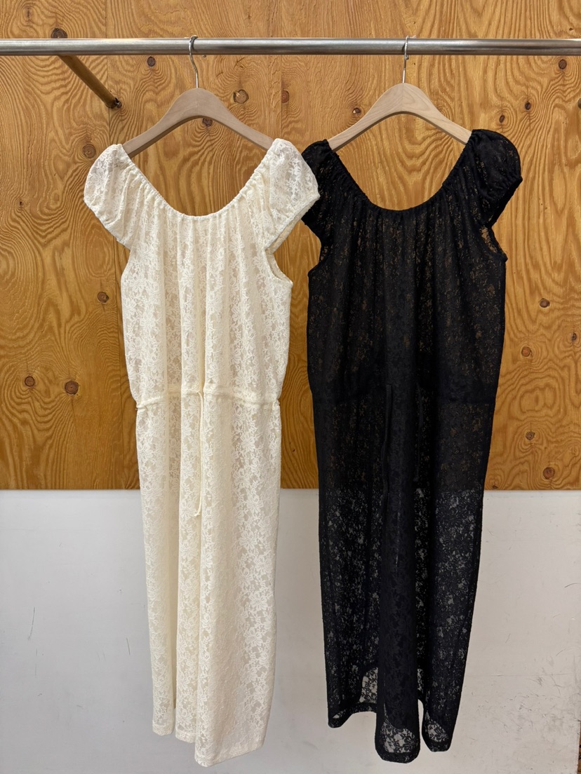 PROJECTVIEW東大門直郵女裝新款真品推薦26春夏連衣裙蕾絲褶皺PROJECTVIEW連衣裙