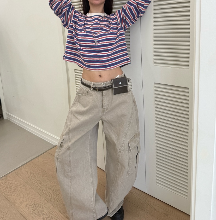 LUMIPLE韓國直郵女裝新款推薦26春夏休閑真品時尚人氣休閑褲LUMIPLE休閑褲