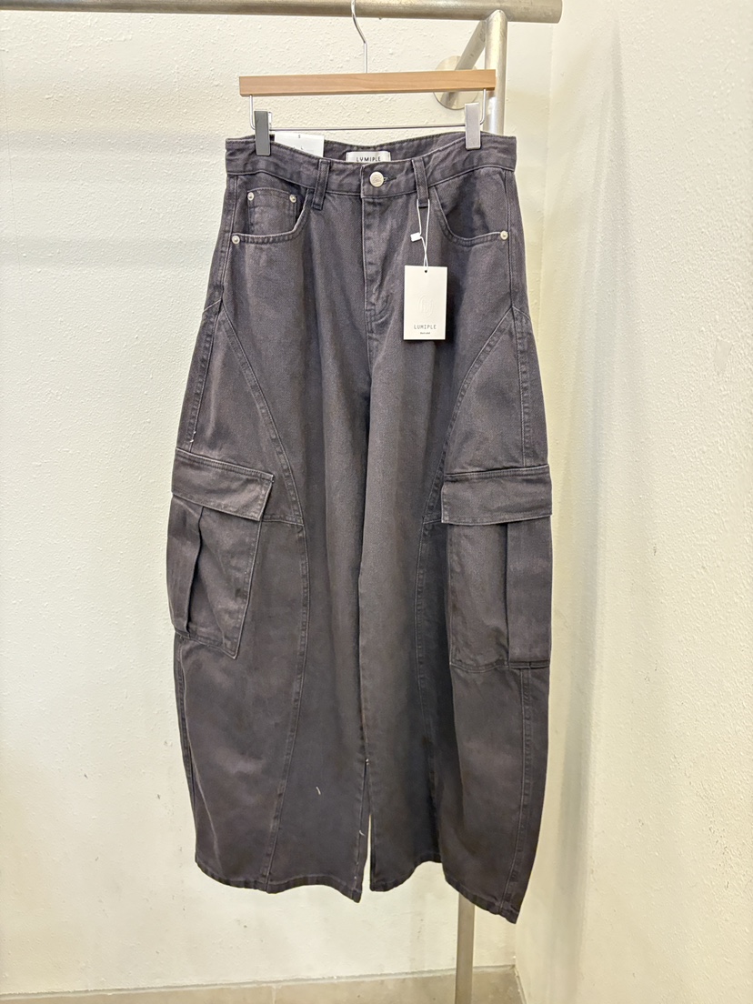 LUMIPLE韓國直郵女裝新款推薦26春夏休閑真品時尚人氣休閑褲LUMIPLE休閑褲圖色3墨色