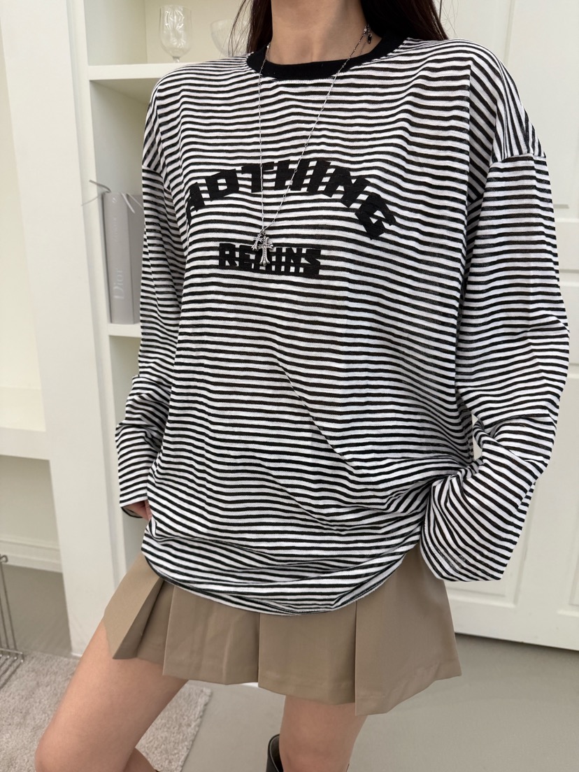 LUMIPLE韓國代購女裝新款休閑熱賣人氣時尚26春夏長袖T恤LUMIPLE長袖T恤