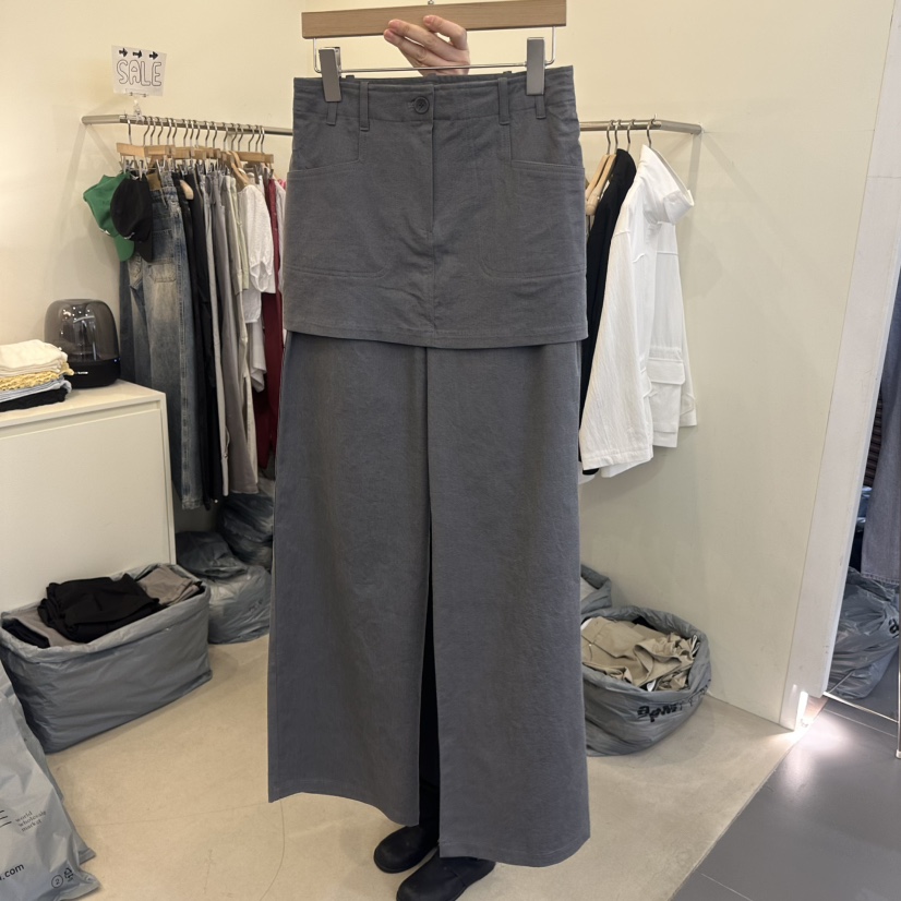 MONDAYMORING韓國直郵女裝新款時尚休閑26春夏推薦熱賣裙褲MONDAYMORING裙褲圖色2