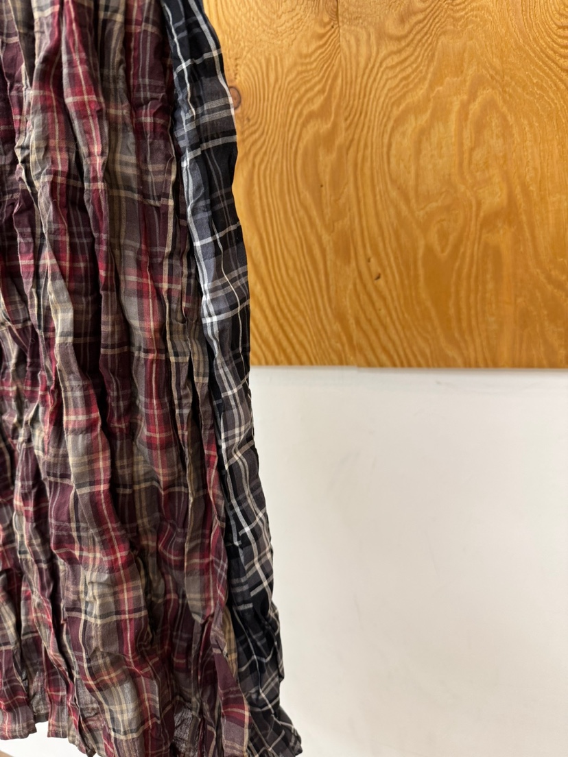 PROJECTVIEW東大門直郵女裝新款休閑真品職業人氣長裙格紋PROJECTVIEW長裙