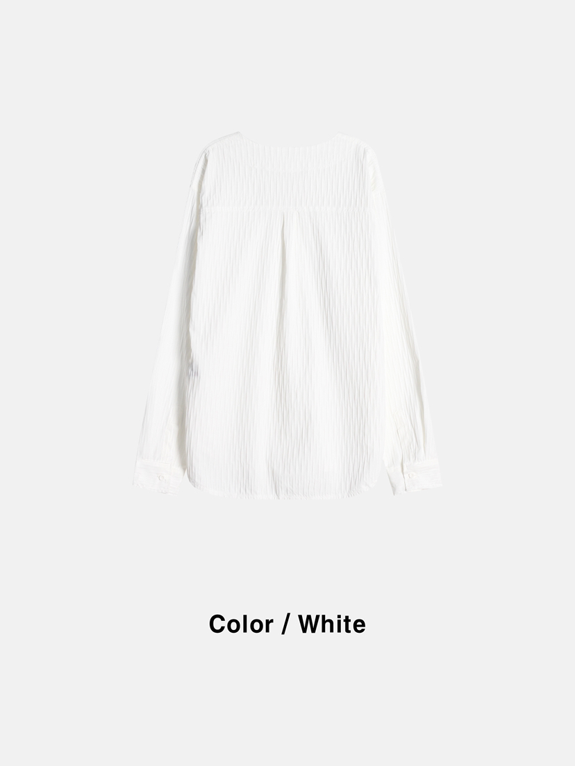 DESIGN BY YOUNG MIN韓國代購女士新品時尚襯衫蕾絲衫男女同款DESIGN BY YOUNG MIN襯衫/蕾絲衫