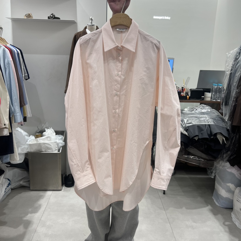 ANN MARGRET東大門實拍女裝新款人氣襯衫蕾絲衫開衩GRETA.Y襯衫/蕾絲衫圖色2