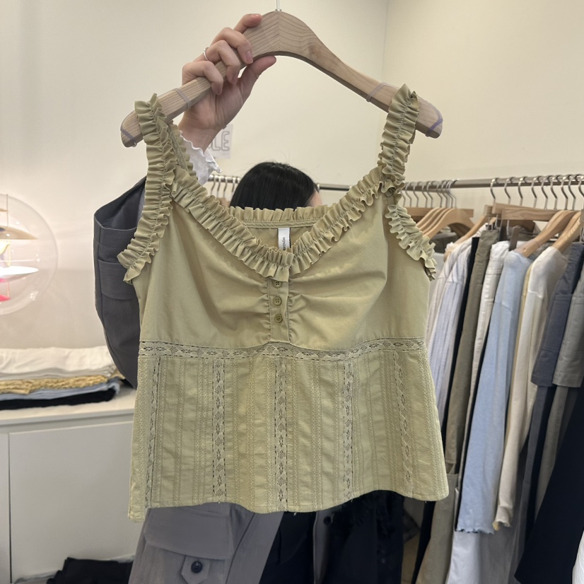 MONDAYMORING東大門實拍女裝新款職業真品時尚熱賣吊帶背心MONDAYMORING吊帶/背心圖色2