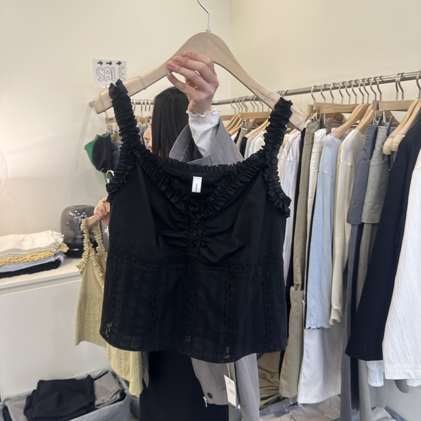 MONDAYMORING東大門實拍女裝新款職業真品時尚熱賣吊帶背心MONDAYMORING吊帶/背心圖色3