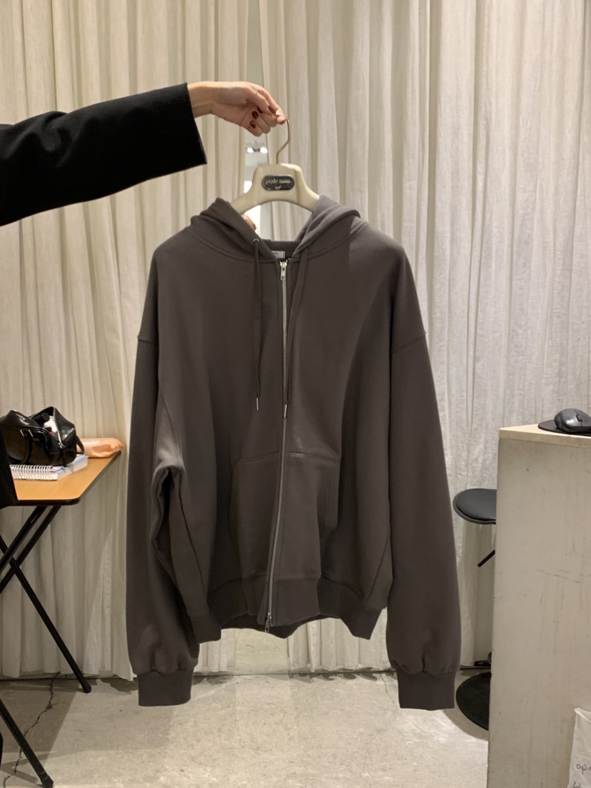 PAPERMOON東大門直郵女裝新品推薦真品熱賣夾克連帽衫拉鏈paper moon夾克圖色2