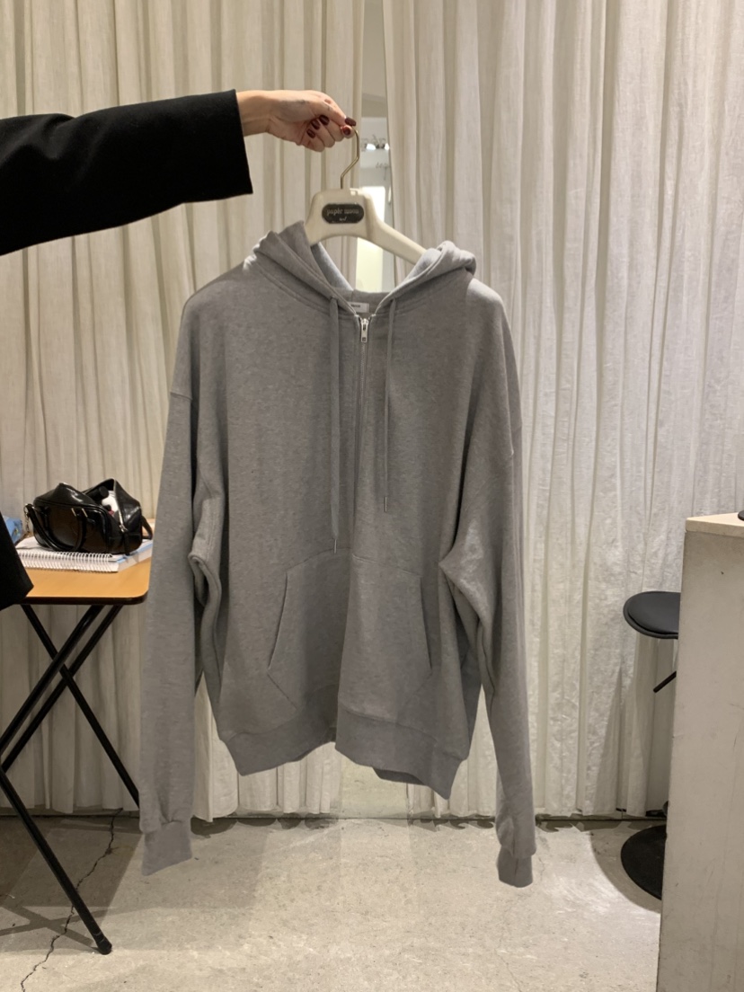 PAPERMOON東大門直郵女裝新品推薦真品熱賣夾克連帽衫拉鏈paper moon夾克圖色3