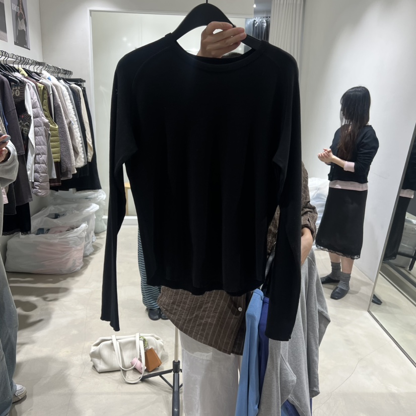 BROT韓國直郵女士新品熱賣時尚人氣真品職業推薦休閑長袖T恤BROT長袖T恤圖色1