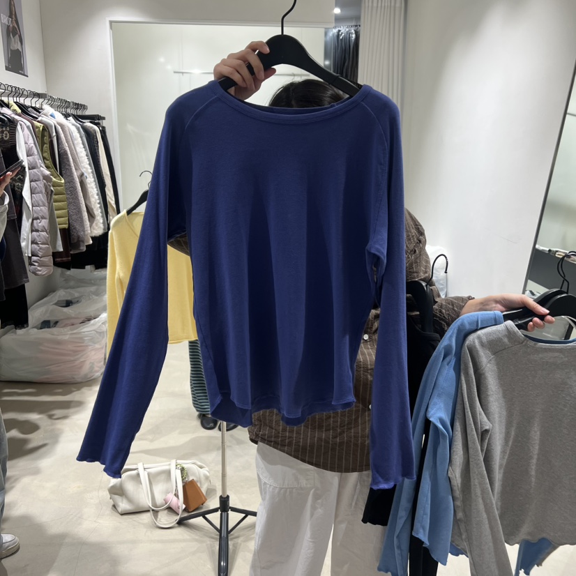 BROT韓國直郵女士新品熱賣時尚人氣真品職業推薦休閑長袖T恤BROT長袖T恤圖色4