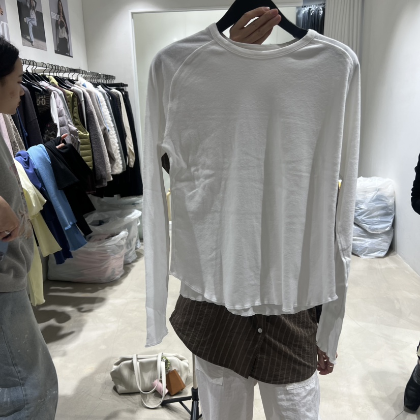 BROT韓國直郵女士新品熱賣時尚人氣真品職業推薦休閑長袖T恤BROT長袖T恤圖色5