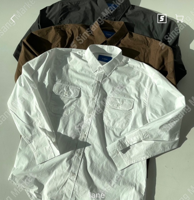 LANE東大門直郵女士新品26春夏推薦真品熱賣休閑襯衫蕾絲衫LANE襯衫/蕾絲衫圖色1上一色