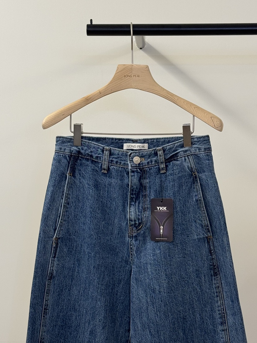 LONG PEAK韓國代購女裝新款時尚休閑26春夏推薦熱賣牛仔褲LONG PEAK牛仔褲
