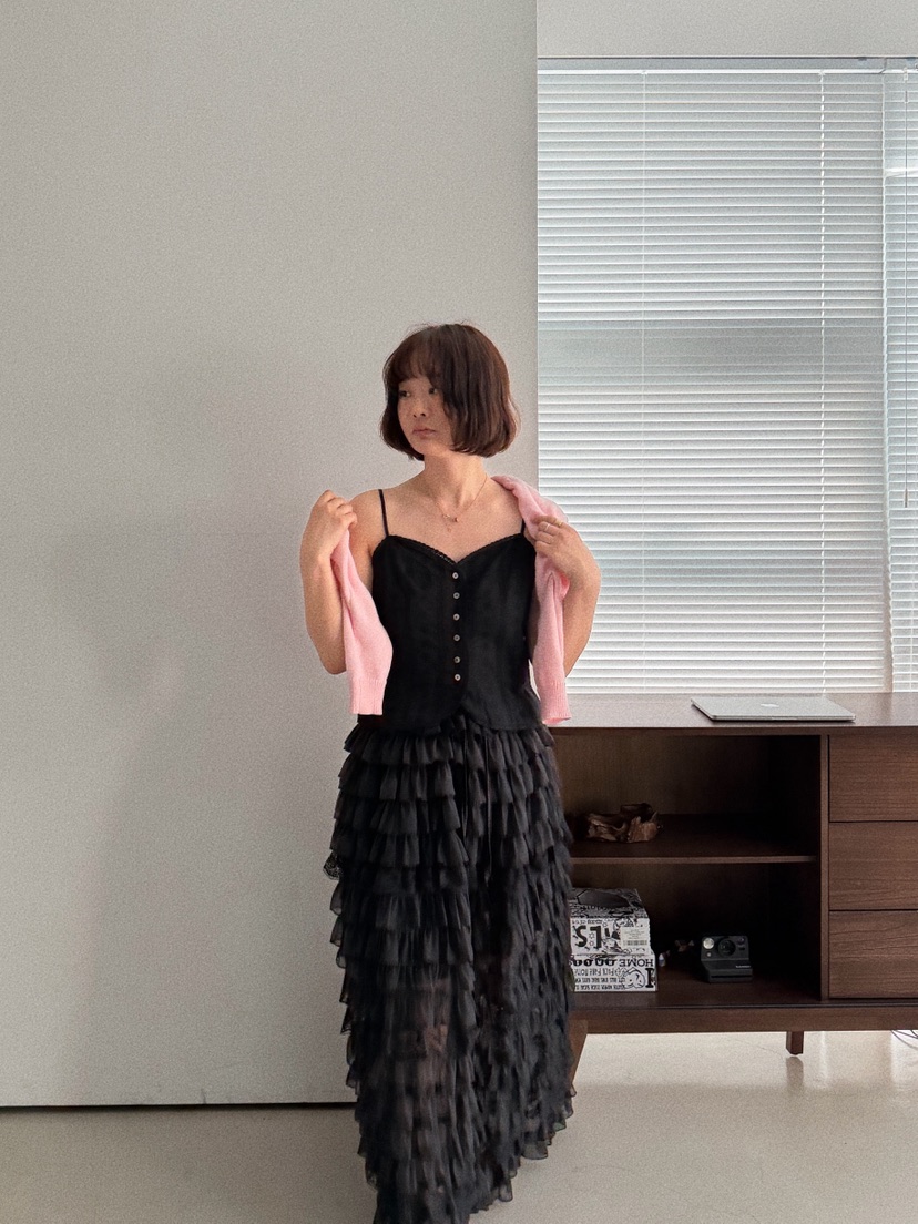 OLI SEOUL東大門實拍女裝新品時尚推薦熱賣人氣真品長裙OLI SEOUL長裙