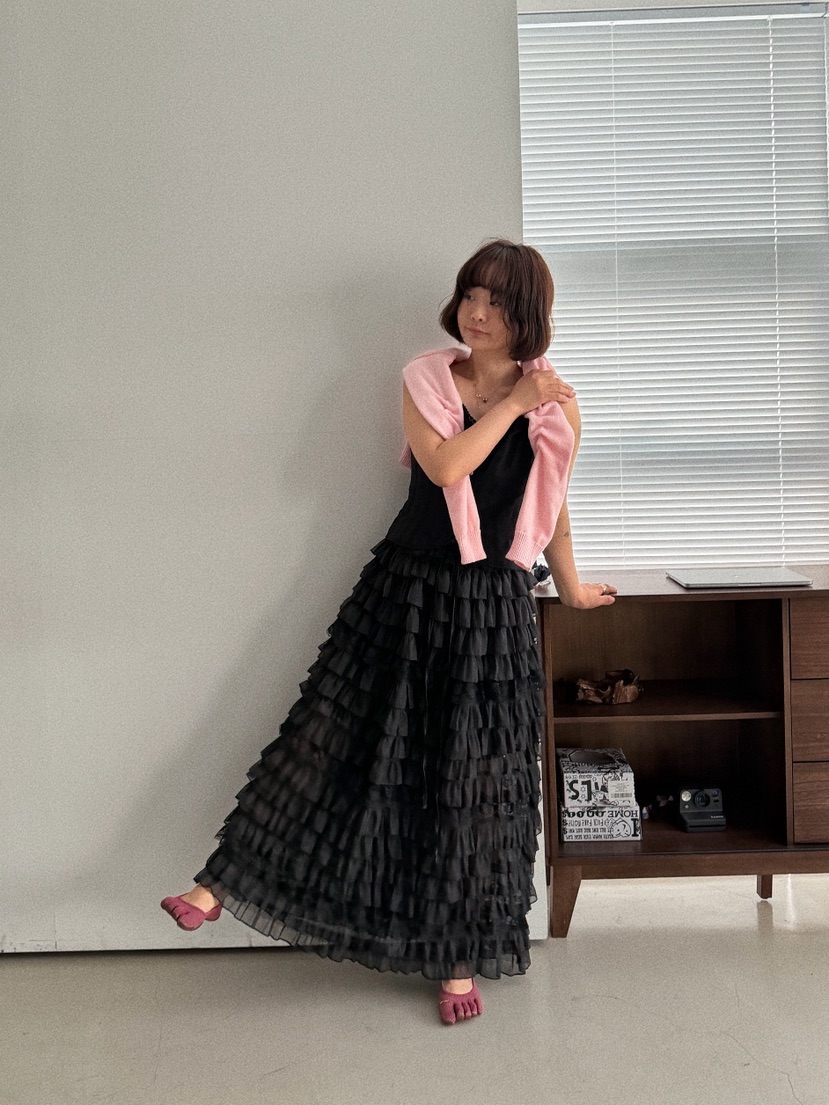 OLI SEOUL東大門實拍女裝新品時尚推薦熱賣人氣真品長裙OLI SEOUL長裙