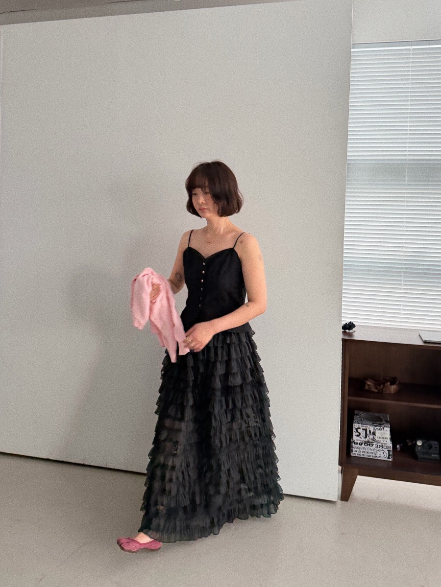 OLI SEOUL東大門實拍女裝新品時尚推薦熱賣人氣真品長裙OLI SEOUL長裙