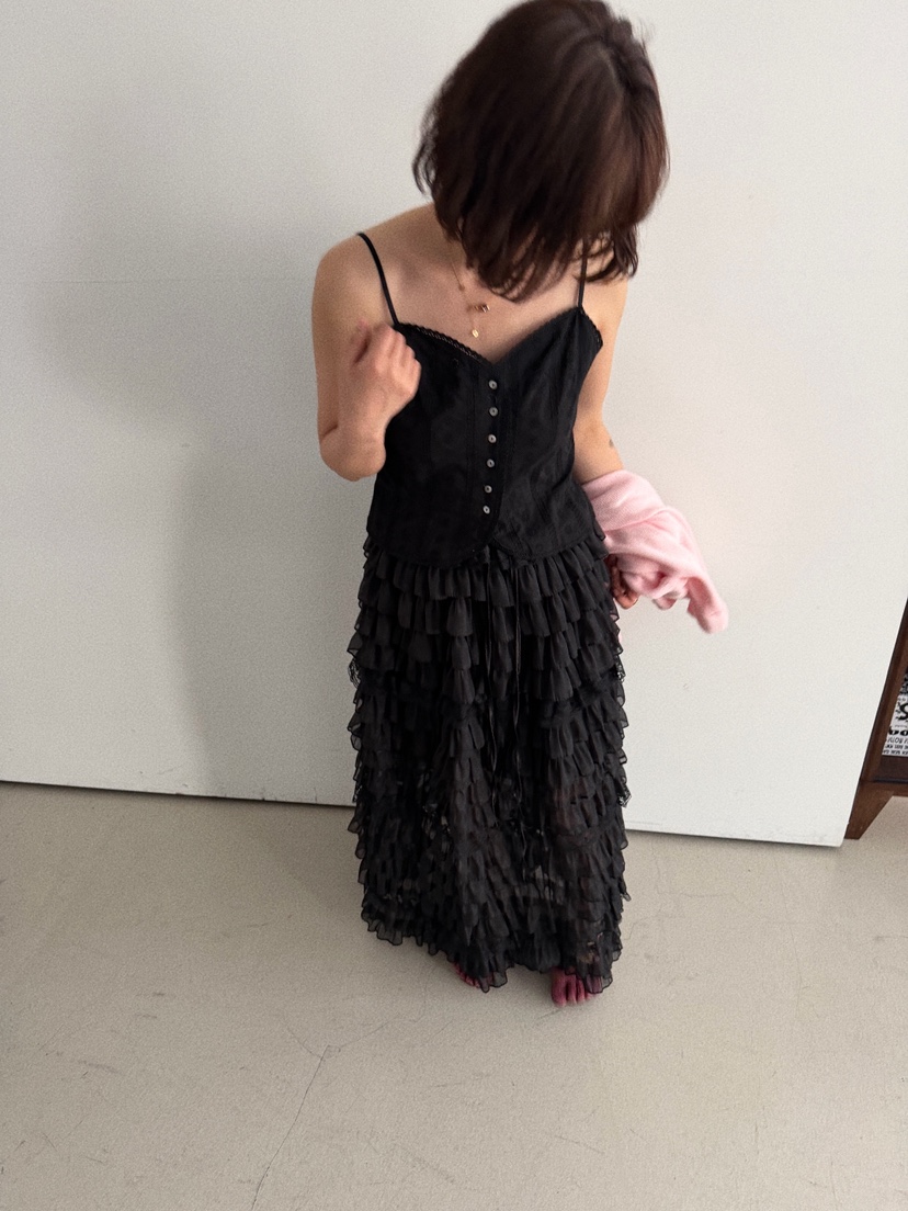 OLI SEOUL東大門實拍女裝新品時尚推薦熱賣人氣真品長裙OLI SEOUL長裙