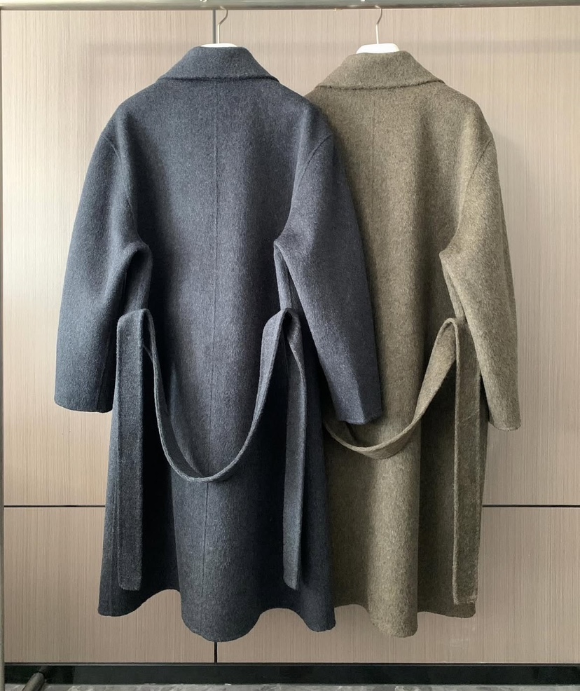 SIGNIGT東大門直郵女士新品時尚推薦人氣中長款大衣含腰帶SIGNIGT中長款大衣