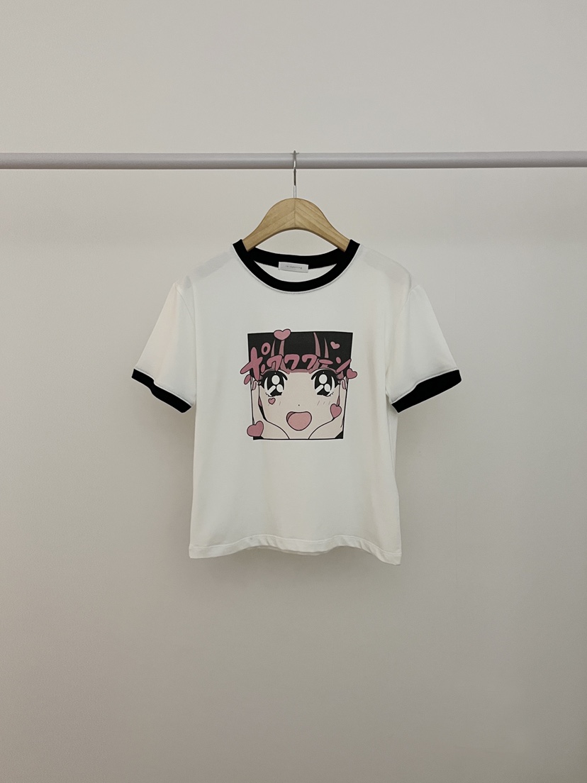 RE:OPENING東大門代購女裝新品時尚人氣推薦熱賣休閑職業T恤RE:OPENINGT恤圖色1