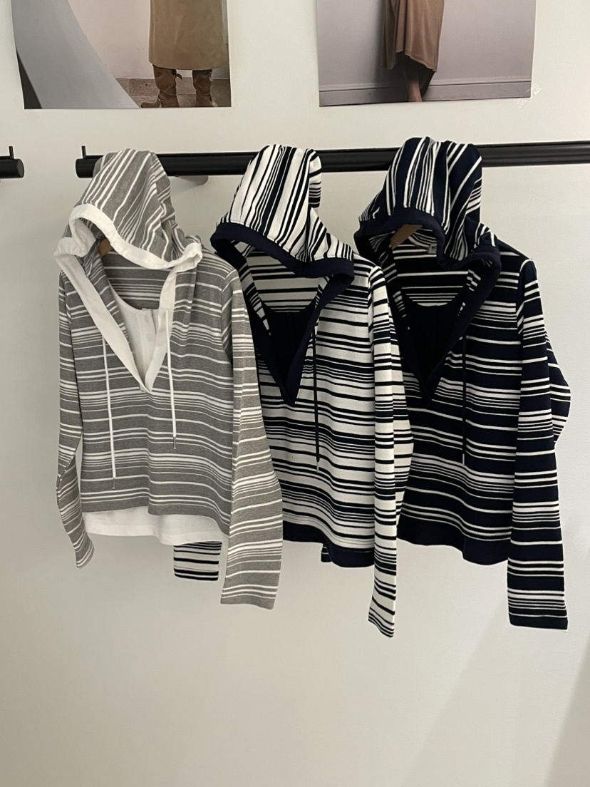 BUTTER-P東大門實拍女士新款時尚職業熱賣長袖T恤連帽衫BUTTER-P長袖T恤