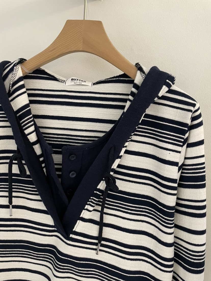 BUTTER-P東大門實拍女士新款時尚職業熱賣長袖T恤連帽衫BUTTER-P長袖T恤