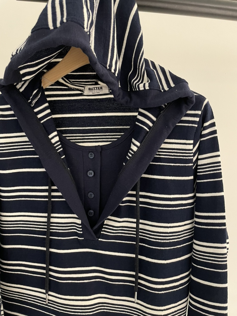 BUTTER-P東大門實拍女士新款時尚職業熱賣長袖T恤連帽衫BUTTER-P長袖T恤