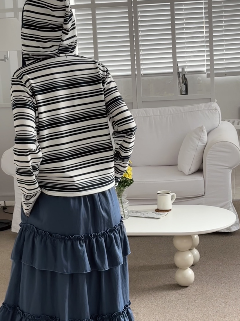 BUTTER-P東大門實拍女士新款時尚職業熱賣長袖T恤連帽衫BUTTER-P長袖T恤