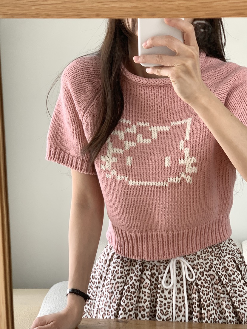 RE:OPENING韓國代購女士新款職業熱賣26春季時尚人氣針織衫RE:OPENING針織衫