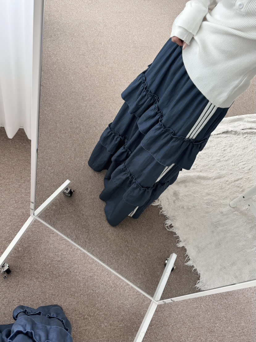 BUTTER-P東大門代購女士新品熱賣推薦時尚職業休閑26春季長裙BUTTER-P長裙