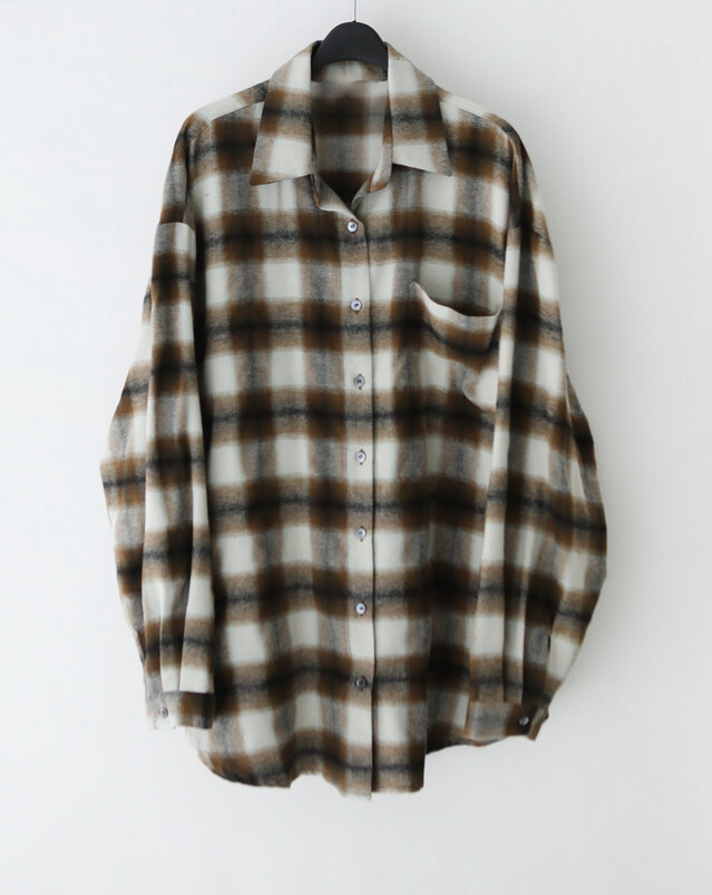 PLANTS ON GRAY韓國代購女裝新品26春季襯衫蕾絲衫格子PLANTS ON GRAY襯衫/蕾絲衫圖色1