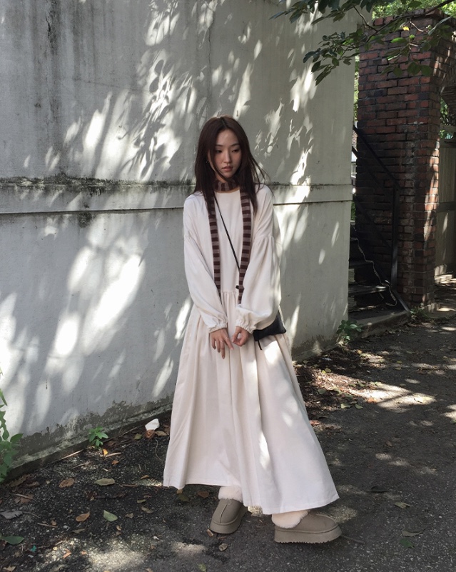 SHOTGUN韓國代購女士新款時尚熱賣26春季職業推薦休閑連衣裙SHOTGUN連衣裙