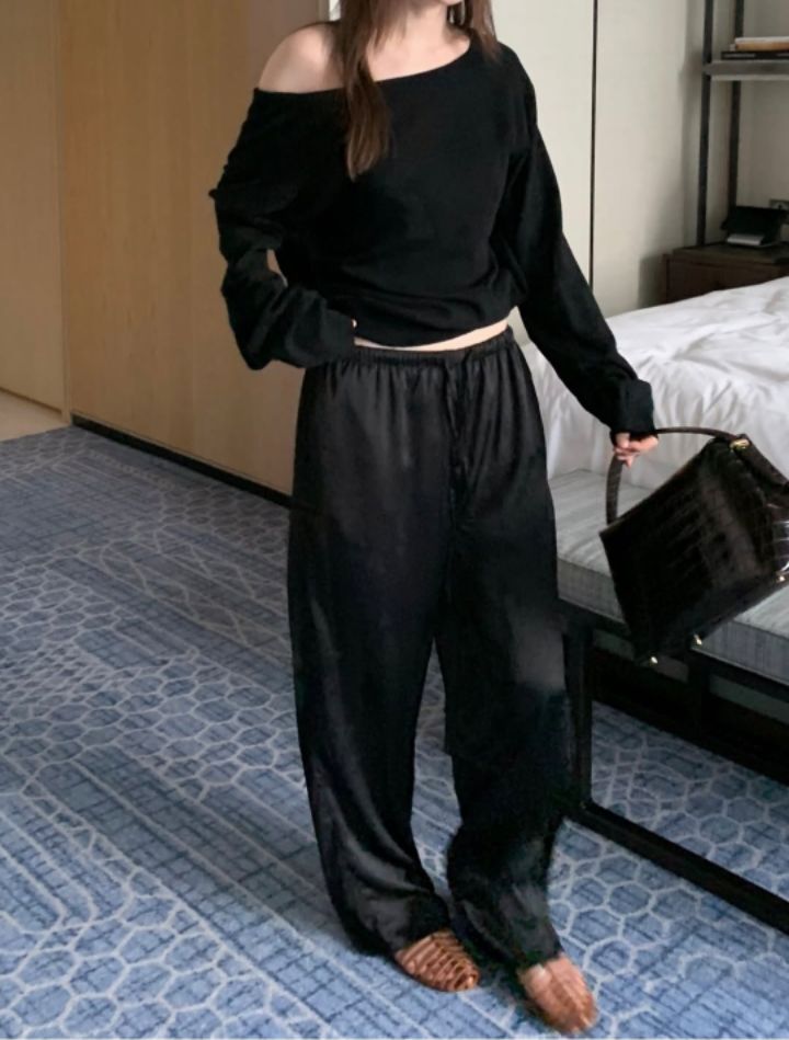 STAY HERE韓國代購女士新品26春季休閑時尚職業針織衫V領STAY HERE針織衫