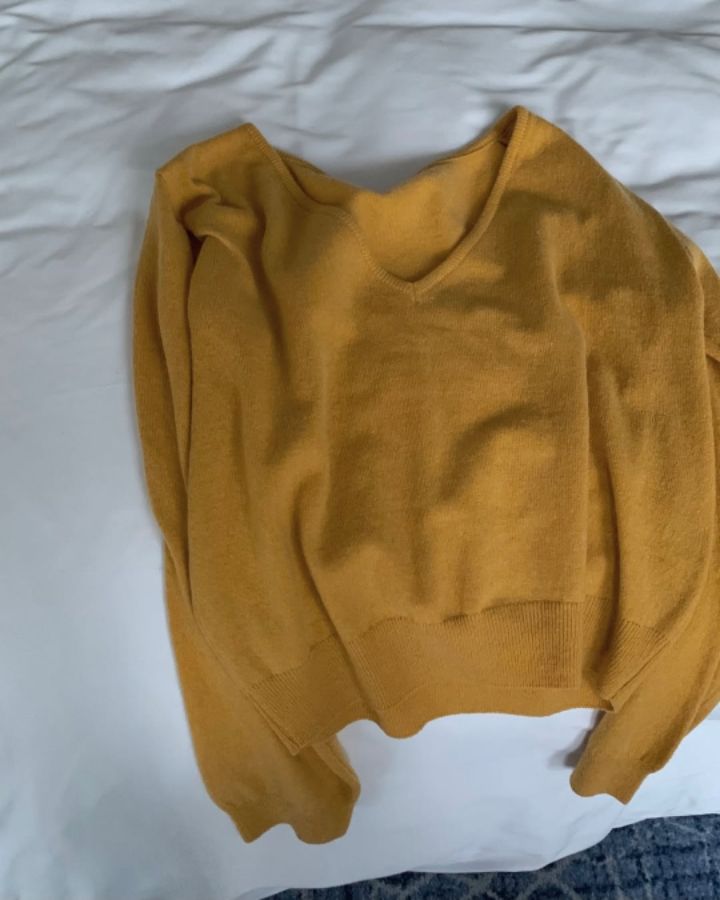 STAY HERE韓國代購女士新品26春季休閑時尚職業針織衫V領STAY HERE針織衫圖色3