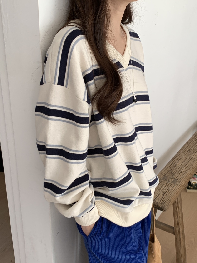 PLANTS ON GRAY東大門代購女士新品熱賣推薦時尚衛衣V領PLANTS ON GRAY衛衣