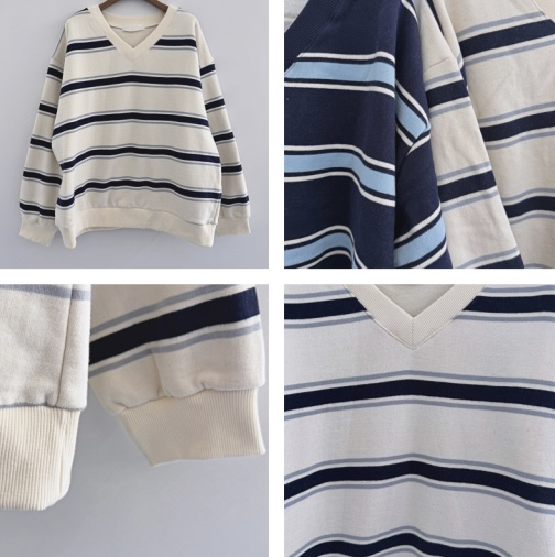 PLANTS ON GRAY東大門代購女士新品熱賣推薦時尚衛衣V領PLANTS ON GRAY衛衣