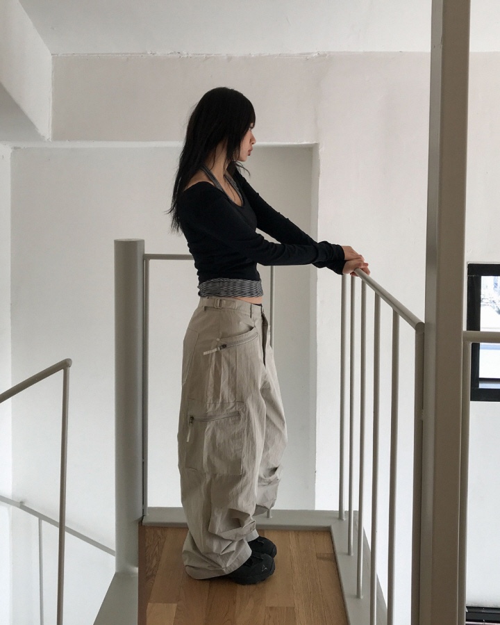 SHOTGUN東大門代購女裝新款時尚休閑推薦真品長袖T恤假兩件SHOTGUN長袖T恤