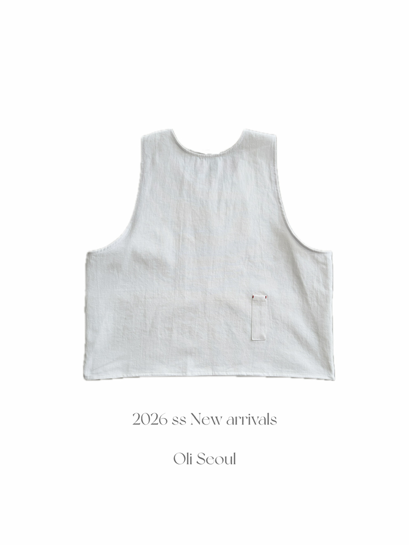 OLI SEOUL韓國直郵女士新款熱賣26春夏真品時尚吊帶背心OLI SEOUL吊帶/背心