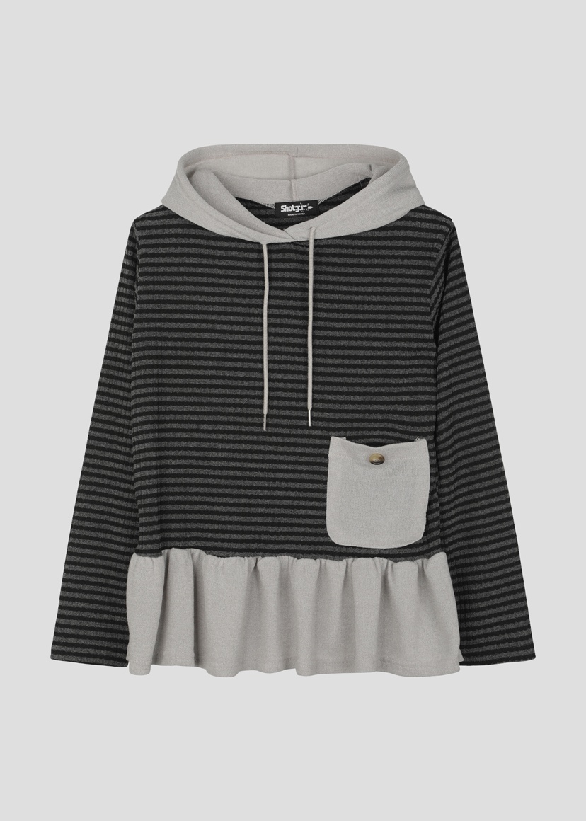 SHOTGUN韓國代購女士新品職業推薦26春夏熱賣休閑長袖T恤SHOTGUN長袖T恤圖色2