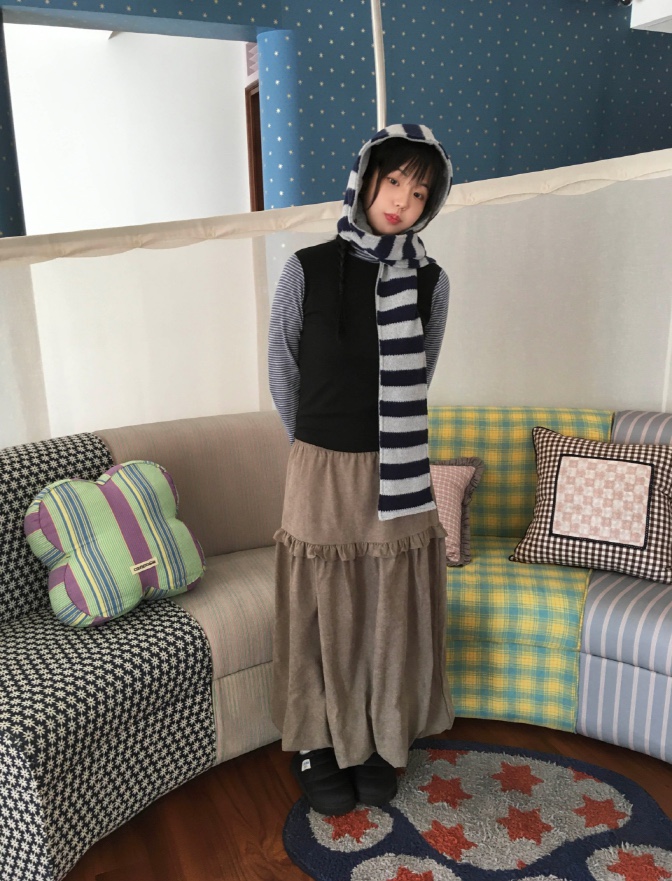 SHOTGUN韓國直郵女士新品26春夏人氣真品職業長袖T恤假兩件SHOTGUN長袖T恤